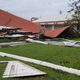 The remnants of Tonga’s Parliament House after Cyclone Gita flattened it. Photo: Hon. Sēmisi Sika/Kaniva News